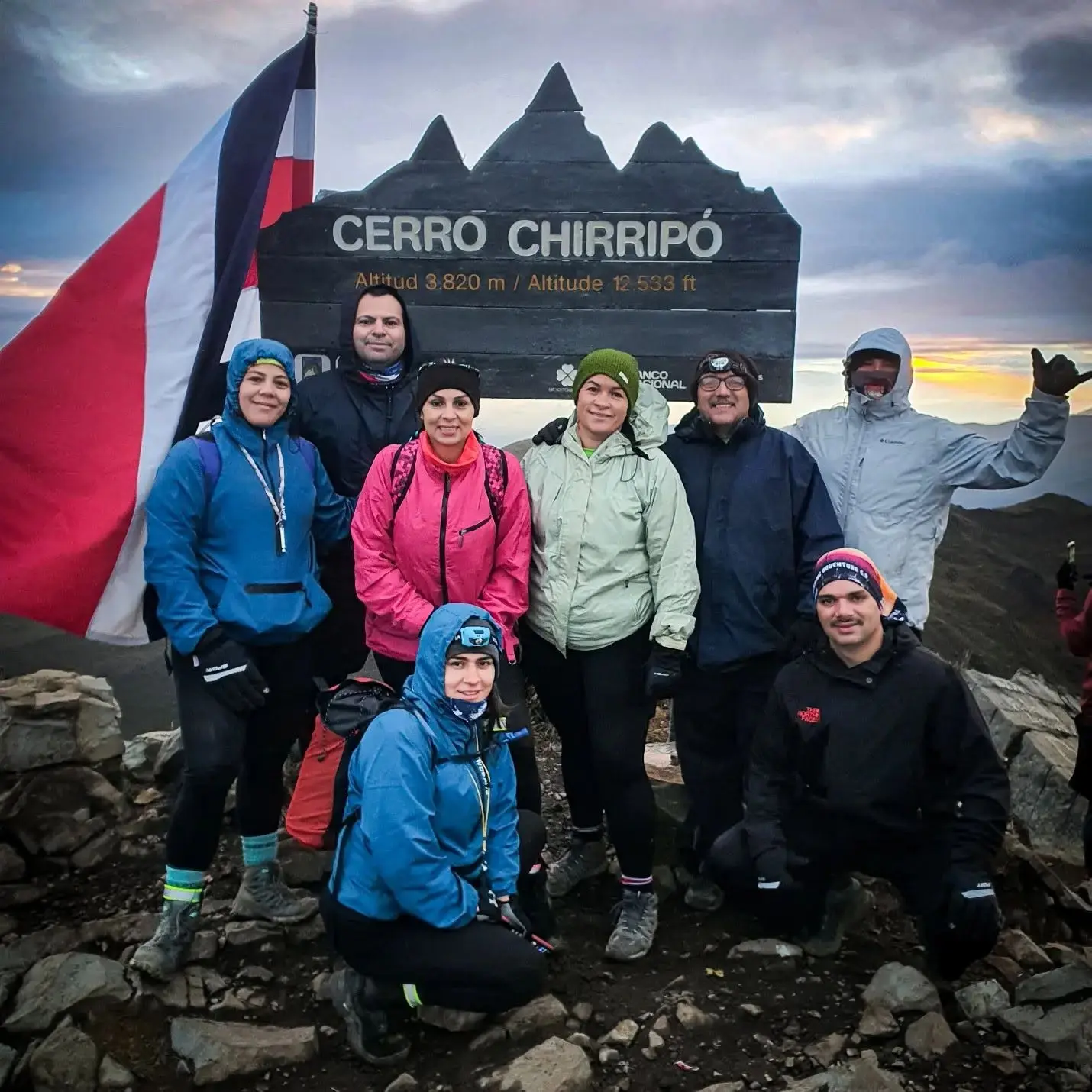 Trekking view of Cerro Chirrip&oacute;, the highest peak in Costa Rica