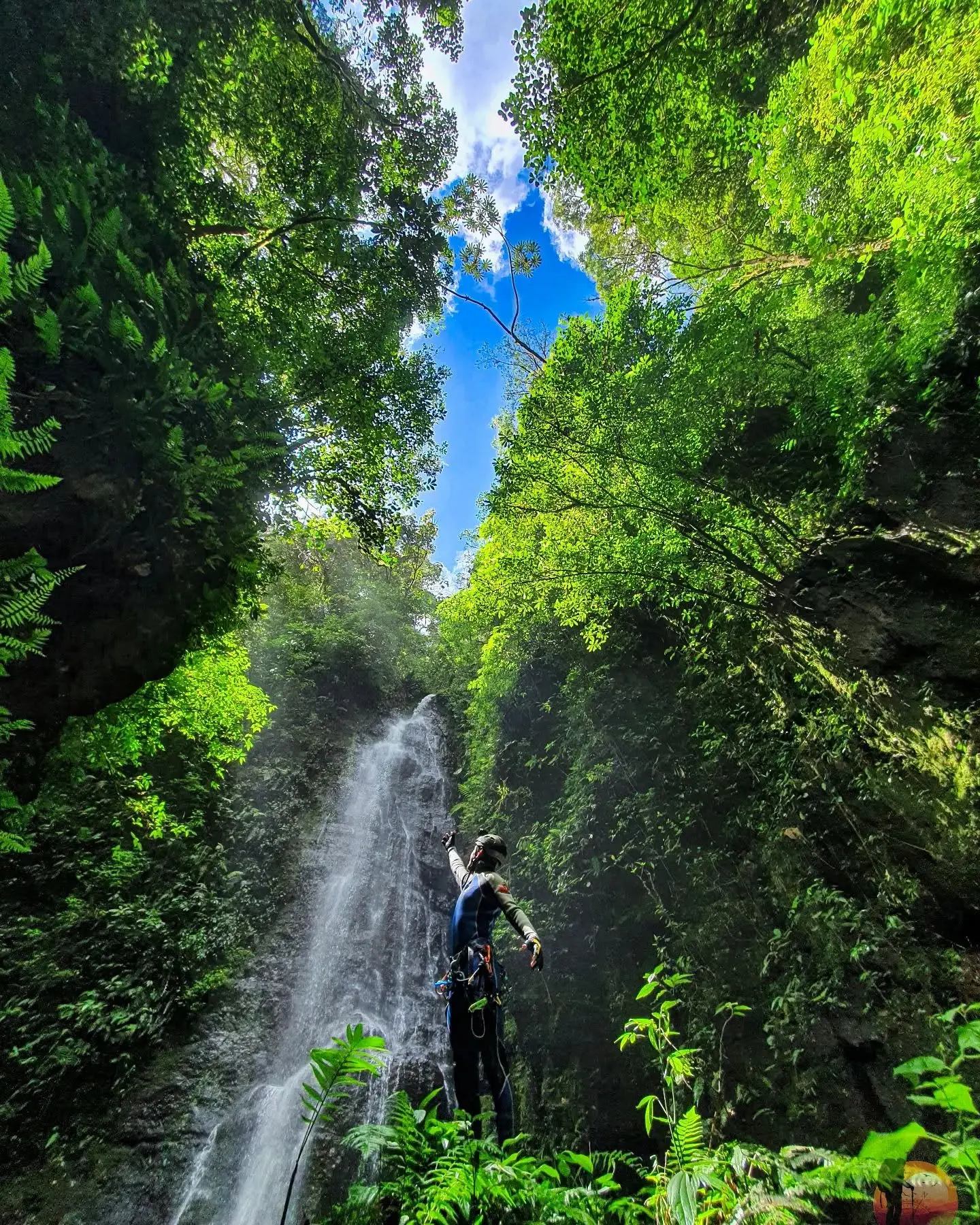Emerald Canyon canyoning rappel, Ciudad Quesada