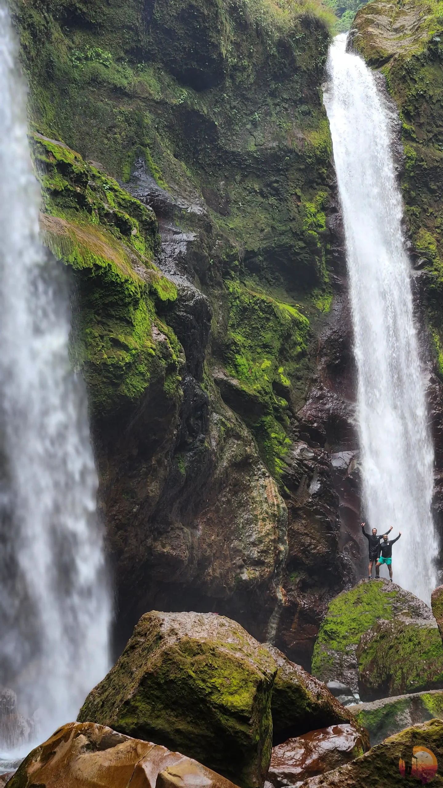 Waterfall trekking at Quebrada Gata, Venecia