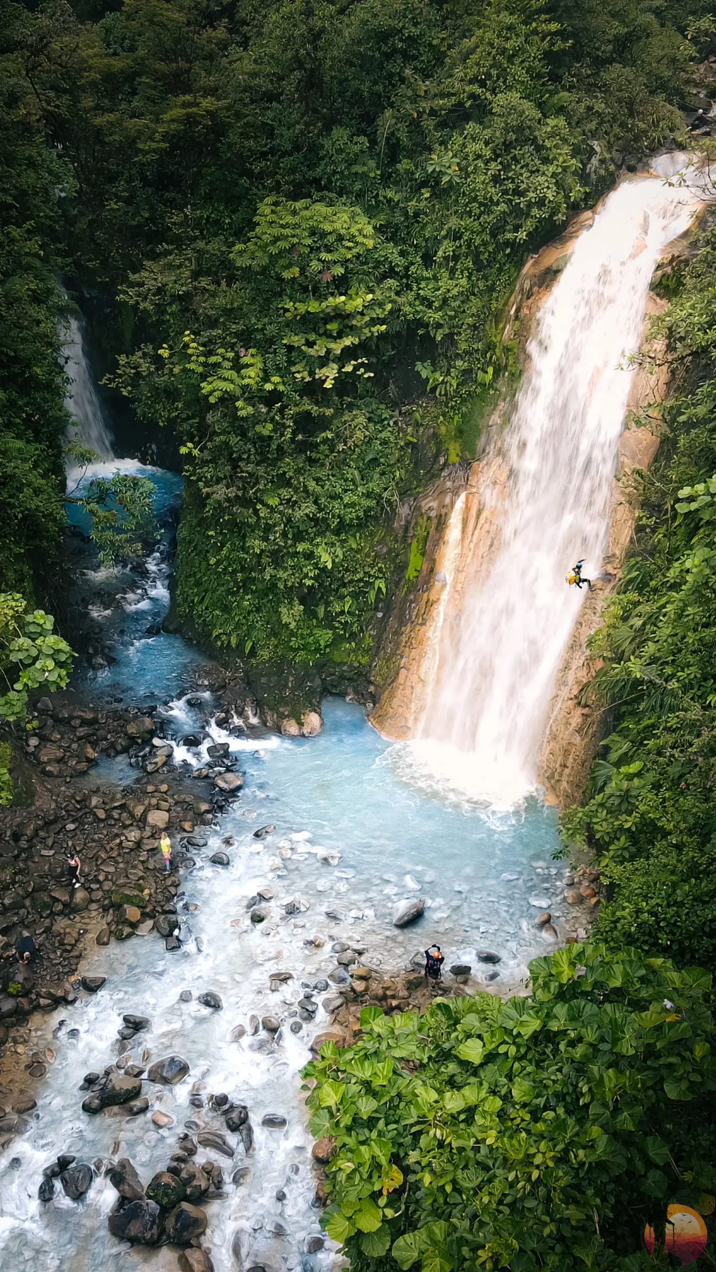 Canyoning and trekking adventure in Costa Rica with waterfalls, rivers and jungle